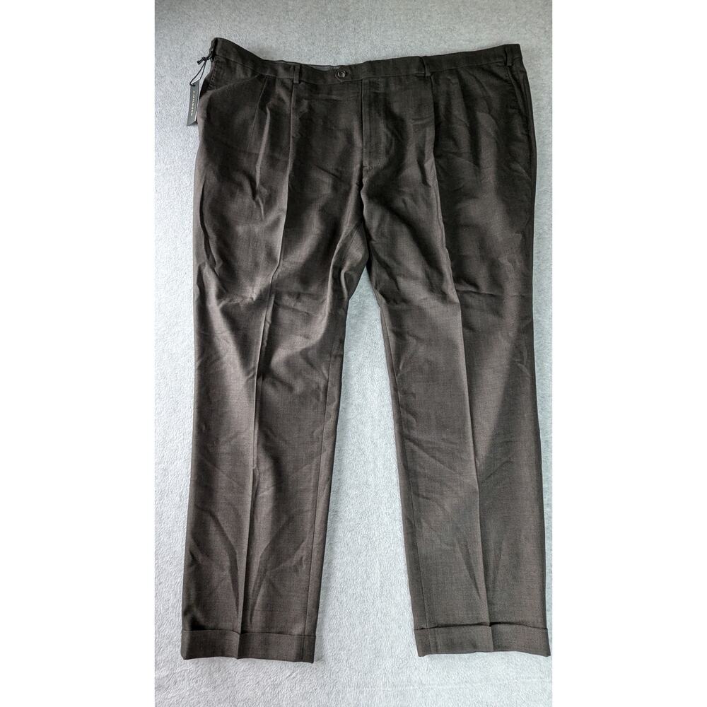 $178 NWT J.HILBURN Pants Size 51 Super 150s 100% Wool Pleated‎ Front Straight